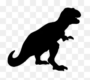 T-Rex Emblem Bo - Dinosaur Silhouette T Rex Clipart - Full Size ClipartFlare.com 