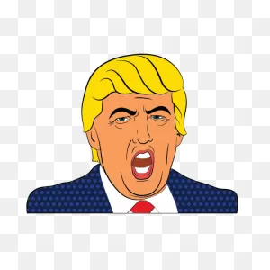 Donald Trump Cartoon 2 | Free Svg