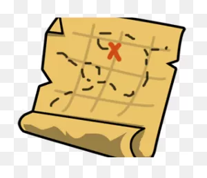Pirate Map Clipart - Treasure Map - Png Download - Full Size ClipartFlare.com 