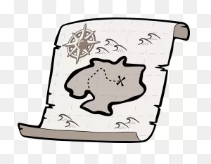 Treasure Map Hunt Pirate - Free Vector Graphic On ClipartFlare