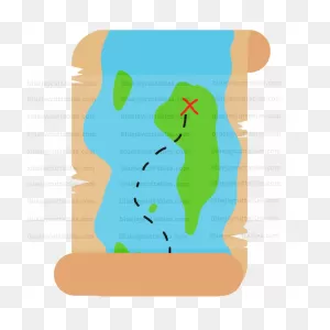 Treasure Map Pirate Cuttable PNG-WebP And Printable Png File