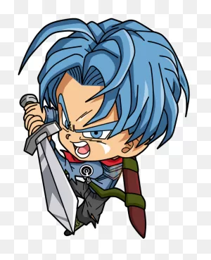 Dragon Ball Z Trunks Drawing - Chibi Dragon Ball Trunks Clipart ClipartFlare.com 