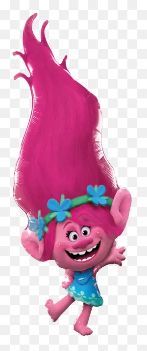 Universal Studios Trolls Poppy Foil Balloon, 43In