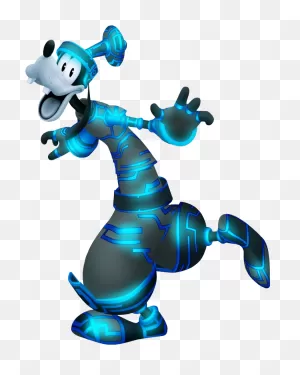 Download Tron Donald And Goofy Pic - Kingdom Hearts Tron Goofy Png ClipartFlare.com 
