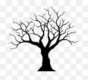 Twig Drawing Tree Line Art Clip Art - Irregular Composition Of The ClipartFlare.com 
