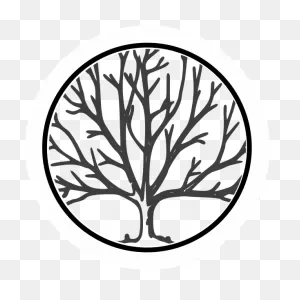 Tree Tree Leaf Black And White Clipart - Tree Clipart Nature Clip Art