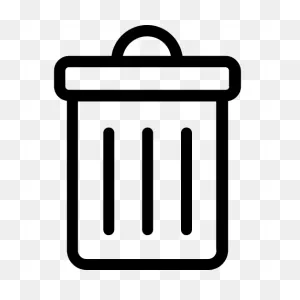 Garbage, Bin, Delete, Remove, Trash Free Icon Of Thick