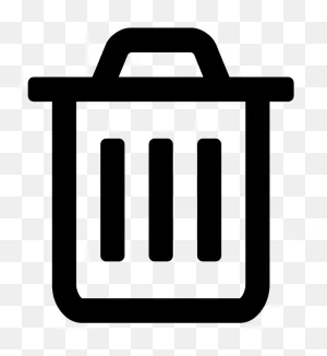 Trash Font Awesome - Fa Trash O Icon Clipart - Large Size Png ClipartFlare.com 