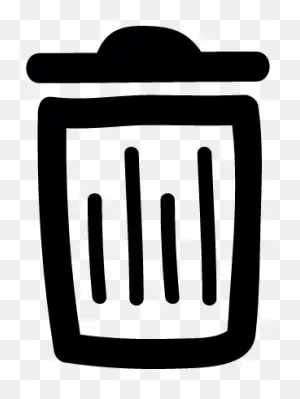 Trash Bin Doodle Vector - Basurero Icon Png - (400X400) Png ClipartFlare.com 