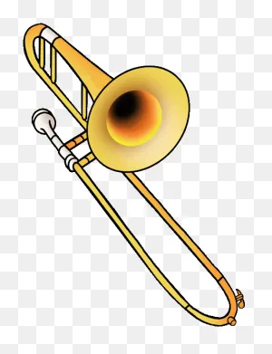 Clip Art Trombone - Png Download - Full Size Clipart (#3422558 ClipartFlare.com 