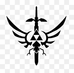 Waker Of Princess Link Wind Sword - Triforce And Master Sword ClipartFlare.com 