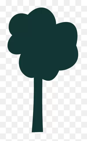 Simple Tree Outline - Simple Tree Vector Png - (1000X1000) Png ClipartFlare.com 