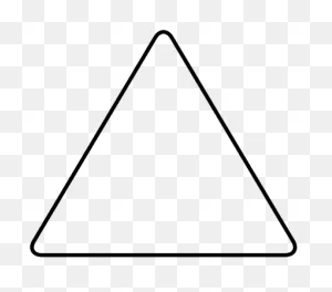 Triangle Shape Rounded Corner Stroke Transparent Png - Triangulo ClipartFlare.com 