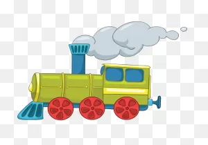 Cartoon Steam Train Png Transparent - ClipartFlare
