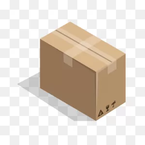 Sealed Box With Package Signs Transparent Png & Svg Vector