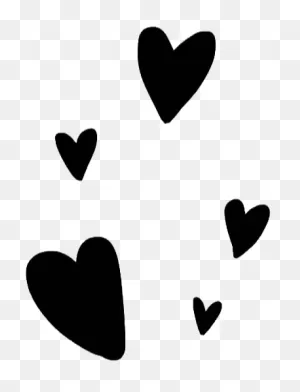 Black Overlay Png Tumblr Editing Needs Cute Hearts - Portable ClipartFlare.com 