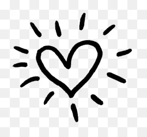 Cute Black Sticker Stickers Heart Overlay Transparent - Cute ClipartFlare.com 