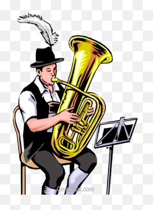German Tuba Player Royalty Free Vector Clip Art Illustration ClipartFlare.com 
