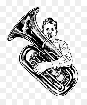 Tuba Player | Public Domain Vectors