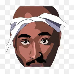 Tupac Shakur Clipart Shakur Png - 2Pac Amaru Shakur Drawing ClipartFlare.com 