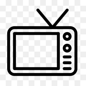Tv Icon - Download In Line Style | Tv Icon, Icon, Icon Font
