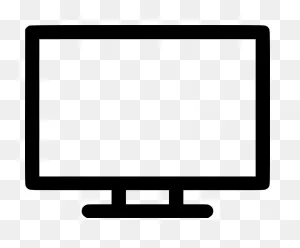 Tv Icon Clipart - Television, Technology, Line, Transparent Clip Art