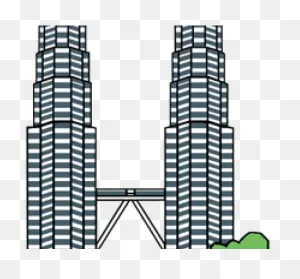 Towers Clipart Petronas Tower - Petronas Twin Towers - Png ClipartFlare.com 