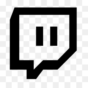 Black Twitch Tv Icon - Free Black Site Logo Icons