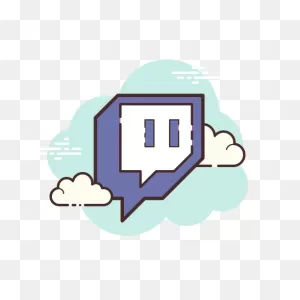 Free Flat Twitch Icon Of Cloud; Available For Download In Png, Svg ClipartFlare.com 