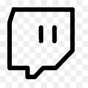 White Twitch Icon #72667 - Free Icons Library