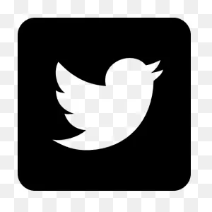 Twitter Logo On Black Background - Free Logo Icons
