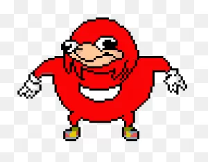Download Ugandan Knuckles - Uganda Knuckles Pixel Art Png Image ClipartFlare.com 