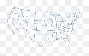 Transparent United States Map Silhouette - Clip Art Usa Map - Png ClipartFlare.com 