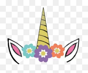 Unicorn Horn Clip Art - Floral Unicorn Png Download - 579*481 ClipartFlare.com 