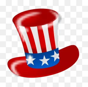 Uncle Sam American Hat PNG-WebP Clip Arts - Transparent Background ClipartFlare.com 