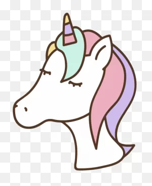 Cute Unicorn Head - ClipartFlare