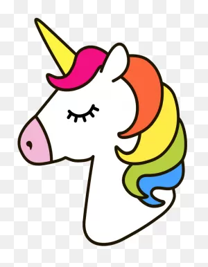 Foods Clipart Unicorn - Unicorn Outline - Png Download - Full Size ClipartFlare.com 