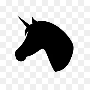 Mustang Unicorn Clip Art Snout Silhouette - Png Download - 512*512 ClipartFlare.com 