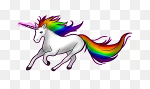 Unicorn Horn Rainbow Clip Art - Running The Horse Png Download ClipartFlare.com 