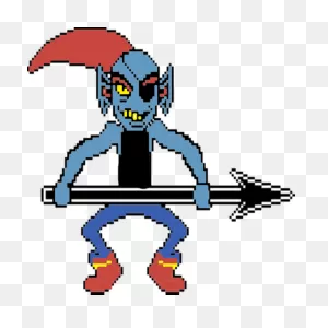 Undyne Colored Sprite 75475 - Imagenes De Undyne Color Png ClipartFlare.com 