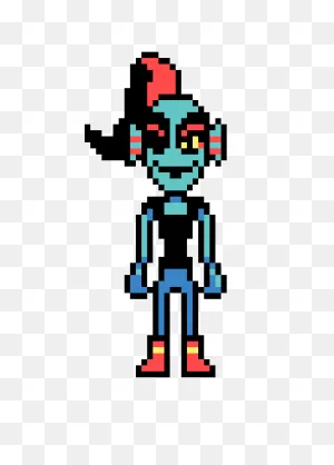 Undyne (Undertale) | Pixel Art Maker