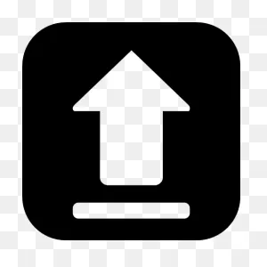 File Up Upload Icon - Basic Interface