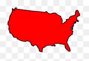 Red Map Usa Clip Art At ClipartFlare ClipartFlare.com - Vector Clip Art Online ClipartFlare.com 