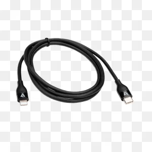 Usb-C Male To Lightning Male Cable Usb 2.0 480 Mbps 3A 1M/3.3Ft Black