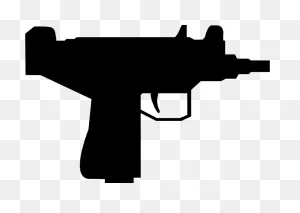 Free Clipart: Uzi Silhouette | Floatingbrainiac