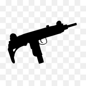 Uzi Gun Sticker