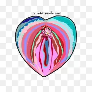 Vagina Heart Patch — Happy Noise