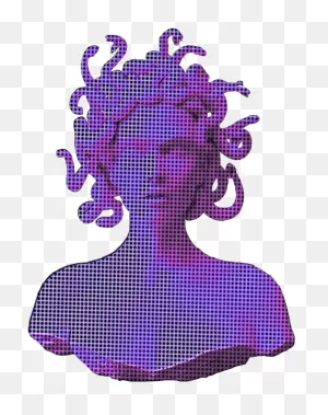 Ftestickers Sculpture Vaporwave Aesthetic Holographic - Sculpture ClipartFlare.com 