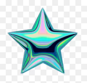 Star Holo Holographic Tumblr Vaporwave Aesthetic Colorf ClipartFlare.com 