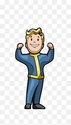 Cartoon People Arguing - Vault Boy Gif Transparent Clipart - Full ClipartFlare.com 